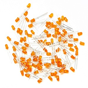 5 mm Orange LED Robotics Bangladesh