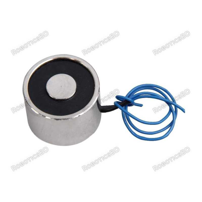5V Electromagnet - 2.5 Kg Holding Force - P20/15 Robotics Bangladesh 5V Electromagnet - 2.5 Kg Holding Force - P20/15 Robotics Bangladesh