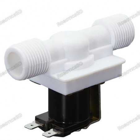 Plastic Water Solenoid Valve - 12V - 1/2" Nominal Robotics Bangladesh