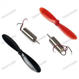 8x20mm Coreless Motor with 75mm Propeller Pair Robotics Bangladesh