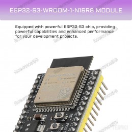 ESP32 S3-WROOM-1 Dual Type-C USB N16R8 Micropython Board Robotics Bangladesh