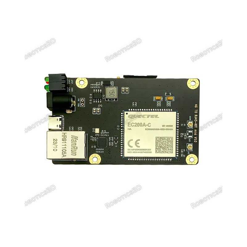 Quectel EC200A-CN LTE Cat4 Module GSM GPRS MINI 4G To RJ45 Kit With 100M Ethernet Port Robotics Bangladesh Quectel EC200A-CN LTE Cat4 Module GSM GPRS MINI 4G To RJ45 Kit With 100M Ethernet Port Robotics Bangladesh