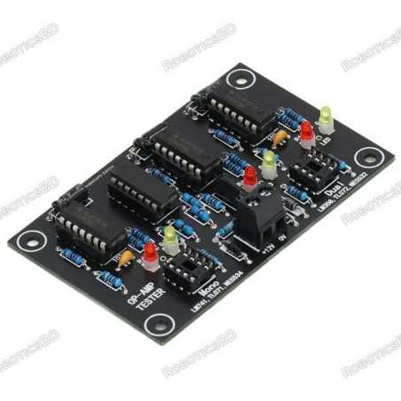 Operational Single/Dual Amplifier OP AMP Tester Single/Dual Op Amp Test Board Robotics Bangladesh