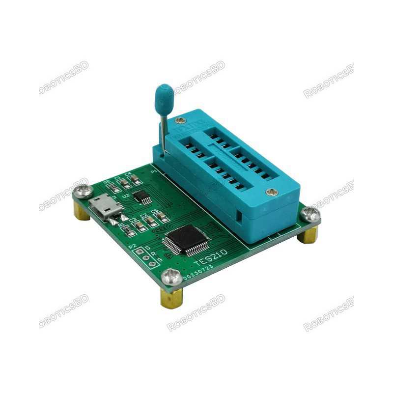 TES210 USB Integrated Circuit Tester 7440 Series IC Analog Chip Driver Board Robotics Bangladesh TES210 USB Integrated Circuit Tester 7440 Series IC Analog Chip Driver Board Robotics Bangladesh