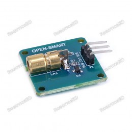 Open Smart 5V 650nm Laser Sensor Module 6mm Red Laser Dot Diode Copper Head with Triode Current Amplifier Robotics Bangladesh