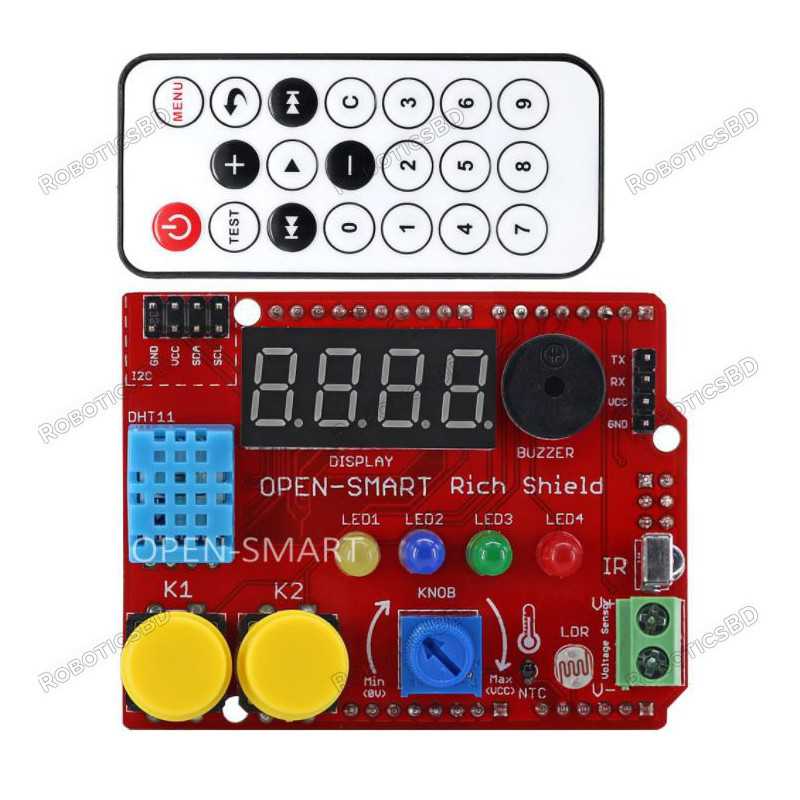 Open Smart Rich Shield with Remote Control Robotics Bangladesh Open Smart Rich Shield with Remote Control Robotics Bangladesh