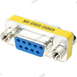 Gender Changer D-Sub 9-Pin Female to Female Adapter Robotics Bangladesh