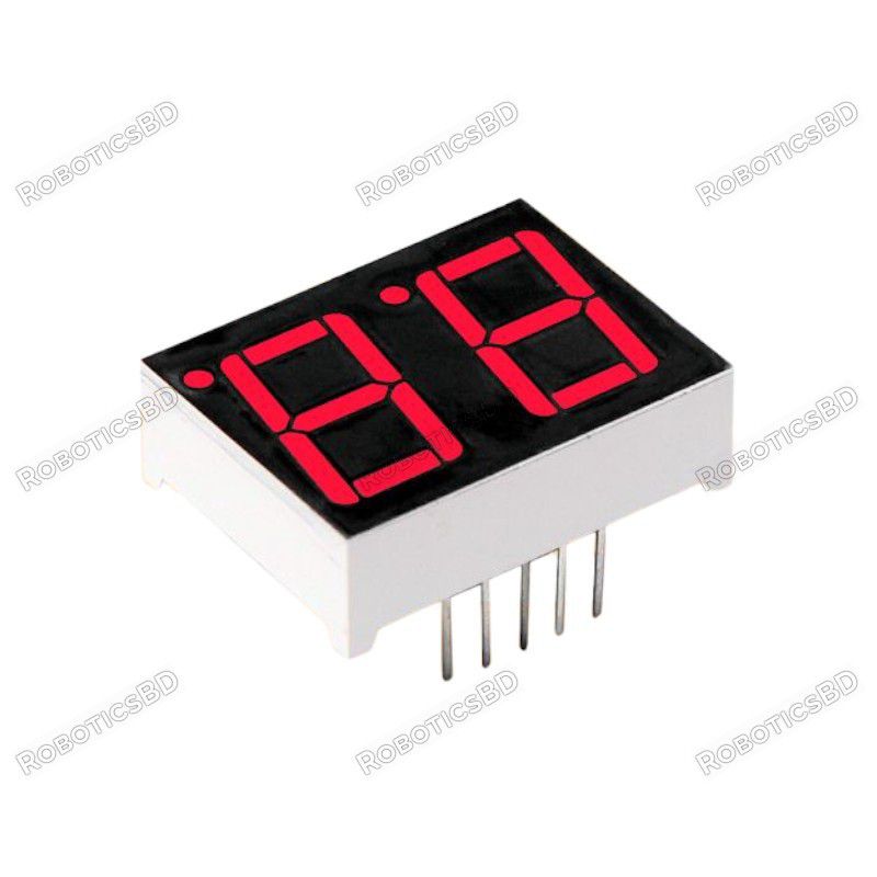 0.56 Inch 2 Digit 7 Segment Red Common Anode Display Robotics Bangladesh 0.56 Inch 2 Digit 7 Segment Red Common Anode Display Robotics Bangladesh