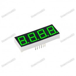 0.56 Inch 4 Digit 7 Segment Green Common Anode Display Robotics Bangladesh