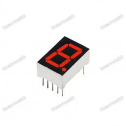 0.56 Inch 1 Digit 7 Segment Red Common Cathode Display Robotics Bangladesh