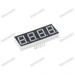 0.56 Inch 4 Digit 7 Segment Red Common Cathode Display Robotics Bangladesh