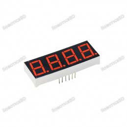 0.56 Inch 4 Digit 7 Segment Red Common Cathode Display Robotics Bangladesh