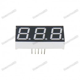 0.56 Inch 3 Digit 7 Segment Red Common Cathode Display Robotics Bangladesh