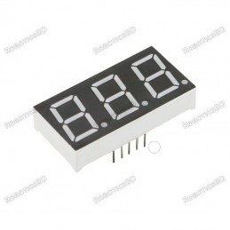 0.56 Inch 3 Digit 7 Segment Red Common Cathode Display Robotics Bangladesh
