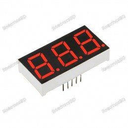 0.56 Inch 3 Digit 7 Segment Red Common Cathode Display Robotics Bangladesh