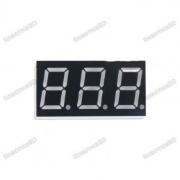0.56 Inch 3 Digit 7 Segment Red Common Cathode Display Robotics Bangladesh