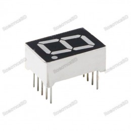 0.8 Inch 1 Digit 7 Segment Red Common Anode Display Robotics Bangladesh