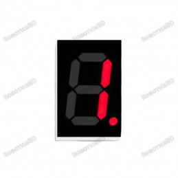 0.8 Inch 1 Digit 7 Segment Red Common Anode Display Robotics Bangladesh