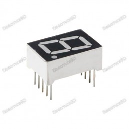 0.8 Inch 1 Digit 7 Segment Red Common Anode Display Robotics Bangladesh