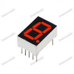 0.8 Inch 1 Digit 7 Segment Red Common Anode Display Robotics Bangladesh