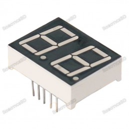 1 Inch 2 Digit 7 Segment Red Common Anode Display Robotics Bangladesh