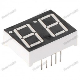 1 Inch 2 Digit 7 Segment Red Common Anode Display Robotics Bangladesh