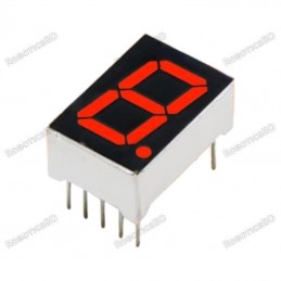 1 Inch 1 Digit 7 Segment Red Common Anode Display Robotics Bangladesh