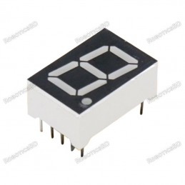 1 Inch 1 Digit 7 Segment Red Common Anode Display Robotics Bangladesh