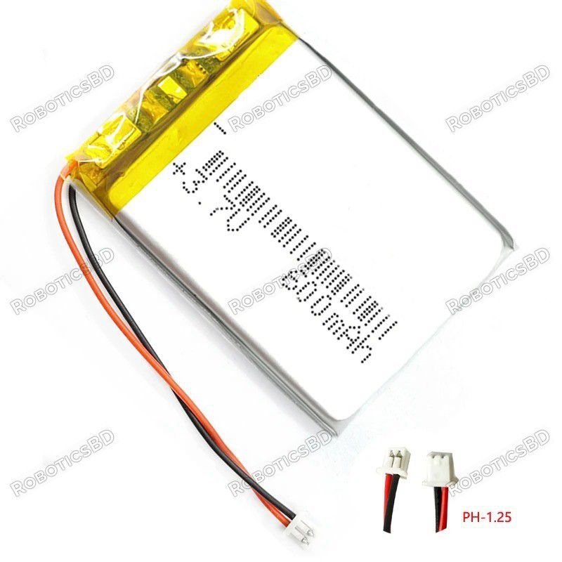 Lithium Ion Battery - 600 mAh 3. Lithium Ion Battery - 600 mAh 3.