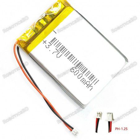 Lithium Ion Battery - 600 mAh 3.