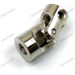 Universal 4mm - 6mm Rotatable Steering Shaft Coupler Robotics Bangladesh
