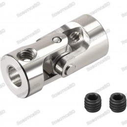 Universal 5mm - 6mm Rotatable Steering Shaft Coupler Robotics Bangladesh