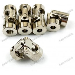 Universal 6mm - 6mm Rotatable Steering Shaft Coupler Robotics Bangladesh
