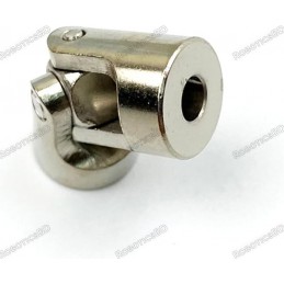 Universal 6mm - 6mm Rotatable Steering Shaft Coupler Robotics Bangladesh