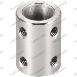 10mm to 10mm Bore Rigid SS Shaft Coupler Robotics Bangladesh