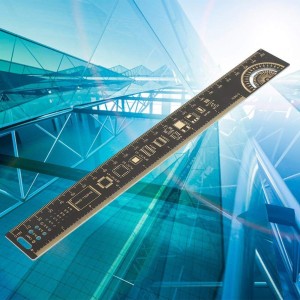 25cm - 8inch Multifunctional PCB Ruler Robotics Bangladesh