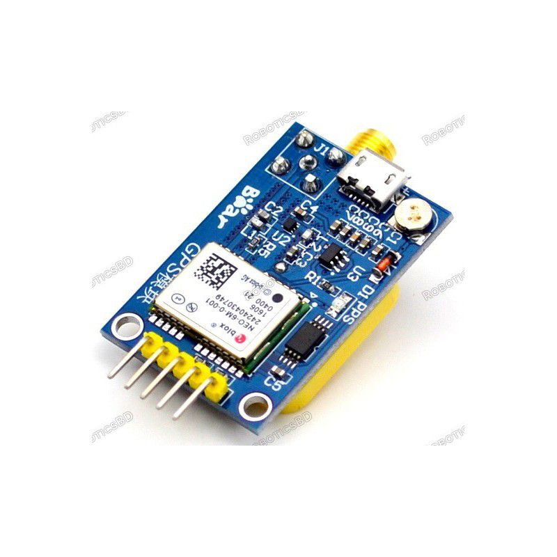 GPS Module NEO-6M Satellite Positioning Module for Arduino with MicroUSB Robotics Bangladesh GPS Module NEO-6M Satellite Positioning Module for Arduino with MicroUSB Robotics Bangladesh