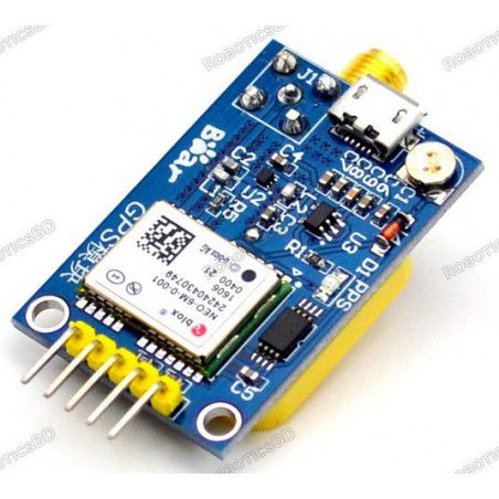 GPS Module NEO-6M Satellite Positioning Module for Arduino with MicroUSB Robotics Bangladesh