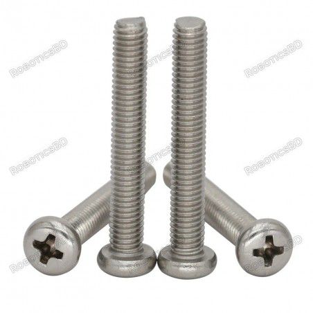 M3x30 Round head Screw Robotics Bangladesh