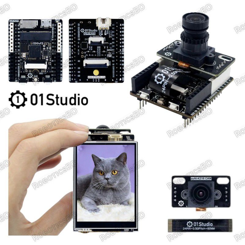 01Studio pyAI- K210 Intelligence Machine Learning AI Development Board Robotics Bangladesh 01Studio pyAI- K210 Intelligence Machine Learning AI Development Board Robotics Bangladesh