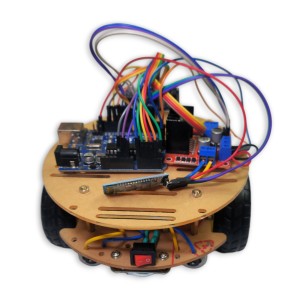 SteerEase Line Following & Obstacle Avoidance Robot - Plug and Play Robotics Bangladesh