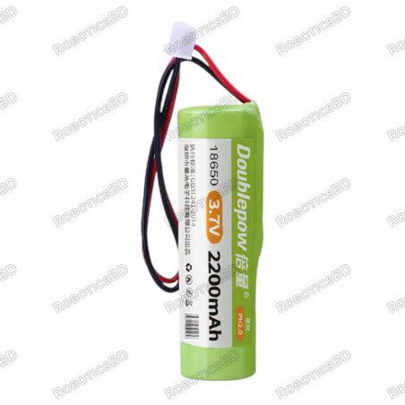 18650 2200mAh Li-ion Rechargeable Battery Robotics Bangladesh