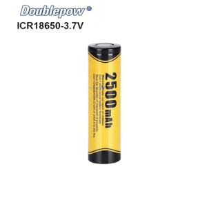 Doublepow 18650 3.7V 2500mAh True Capacity Battery Robotics Bangladesh
