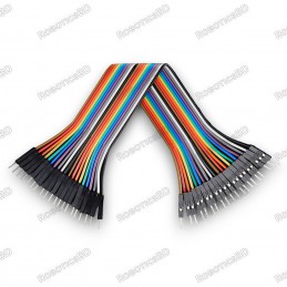 Male to Male Jumper Wires 20 Pcs 20cm Robotics Bangladesh