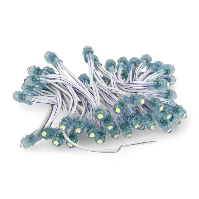 12V Pixel chain - 25x LED 5mm Blue Robotics Bangladesh