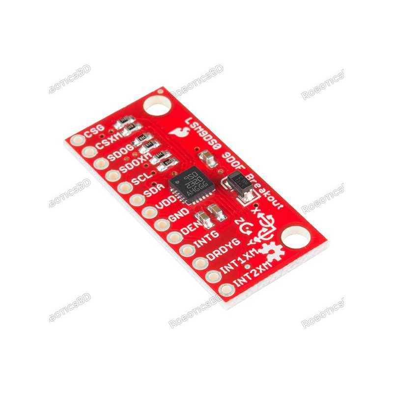 SparkFun 9 Degrees of Freedom IMU Breakout - LSM9DS0 SparkFun 9 Degrees of Freedom IMU Breakout - LSM9DS0
