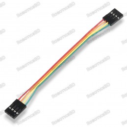 Jumper Wire - 4 pin Ribbon Cable 10cm Robotics Bangladesh