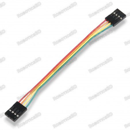 Jumper Wire - 4 pin Ribbon Cable 10cm Robotics Bangladesh