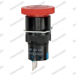 16mm Emergency Stop Push Button - AB6-V Robotics Bangladesh