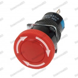 16mm Emergency Stop Push Button - AB6-V Robotics Bangladesh